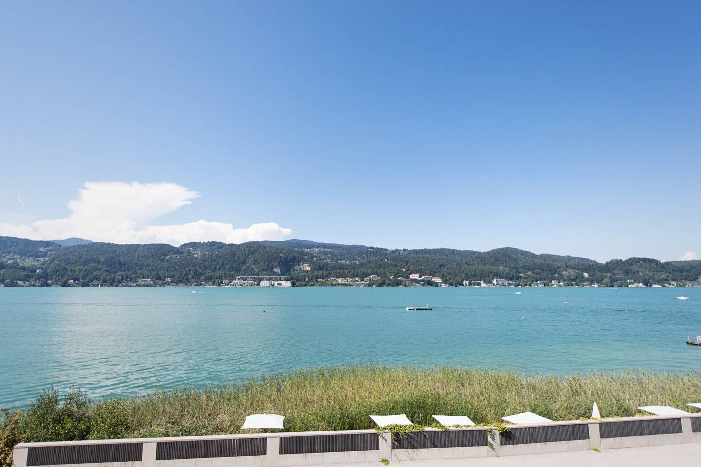 Exclusive garden apartment with lake access and unobstructed Wörthersee view in Maria Wörth