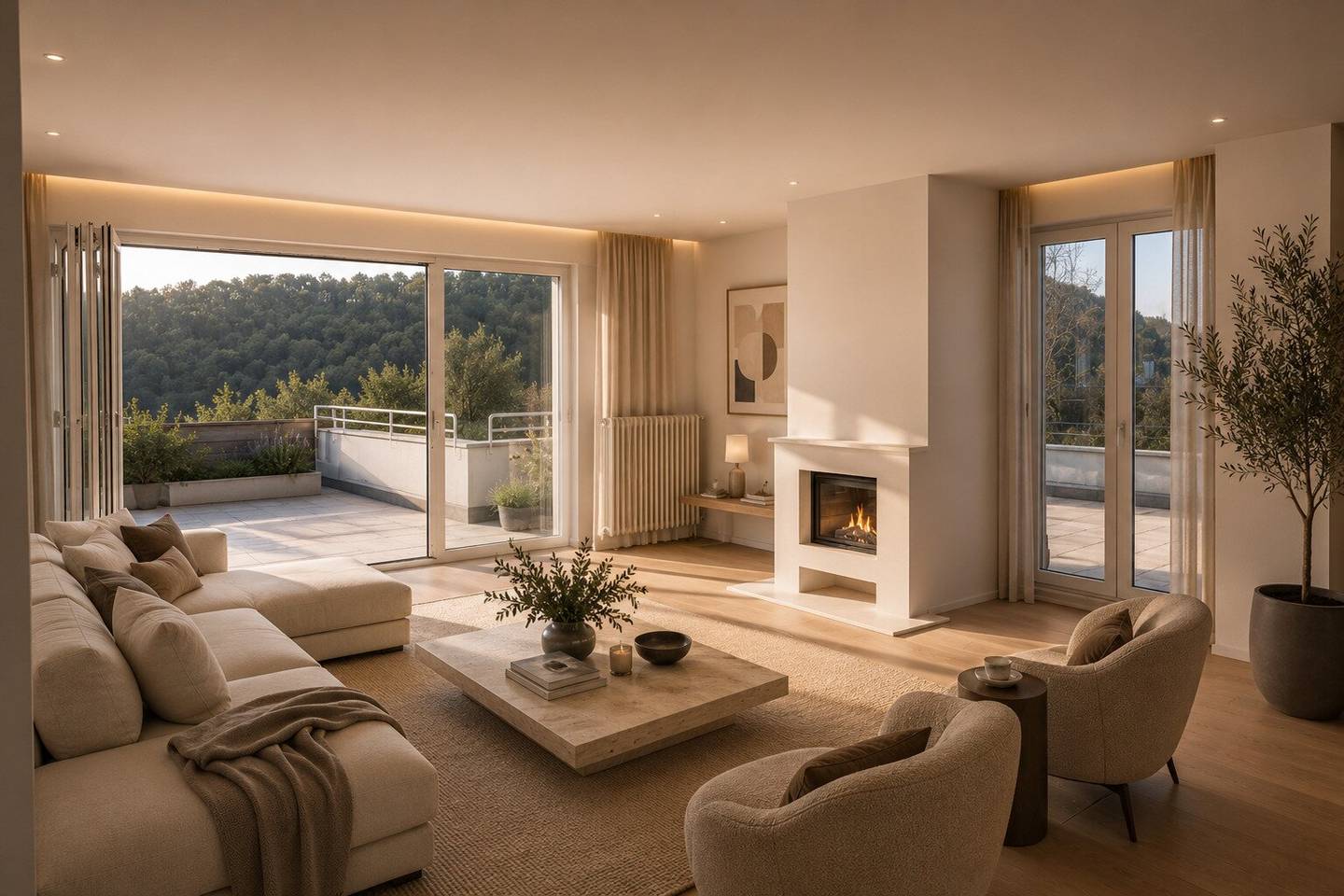 Provisionsfrei | Maisonette- Penthouse mit Park- und Wienblick, in Pötzleinsdorfer Grünruhelage