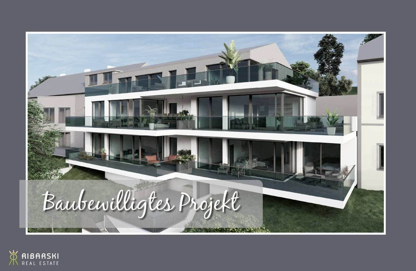 Exklusives Bauprojekt mit Fernblick - baubewilligt | bei Neuplanung: Grundstück kann geteilt werden!