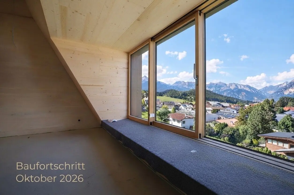 Exclusive Living Am Park in Aldrans with a magnificent view over the Inn Valley but not over the Inn Valley? Wait fix