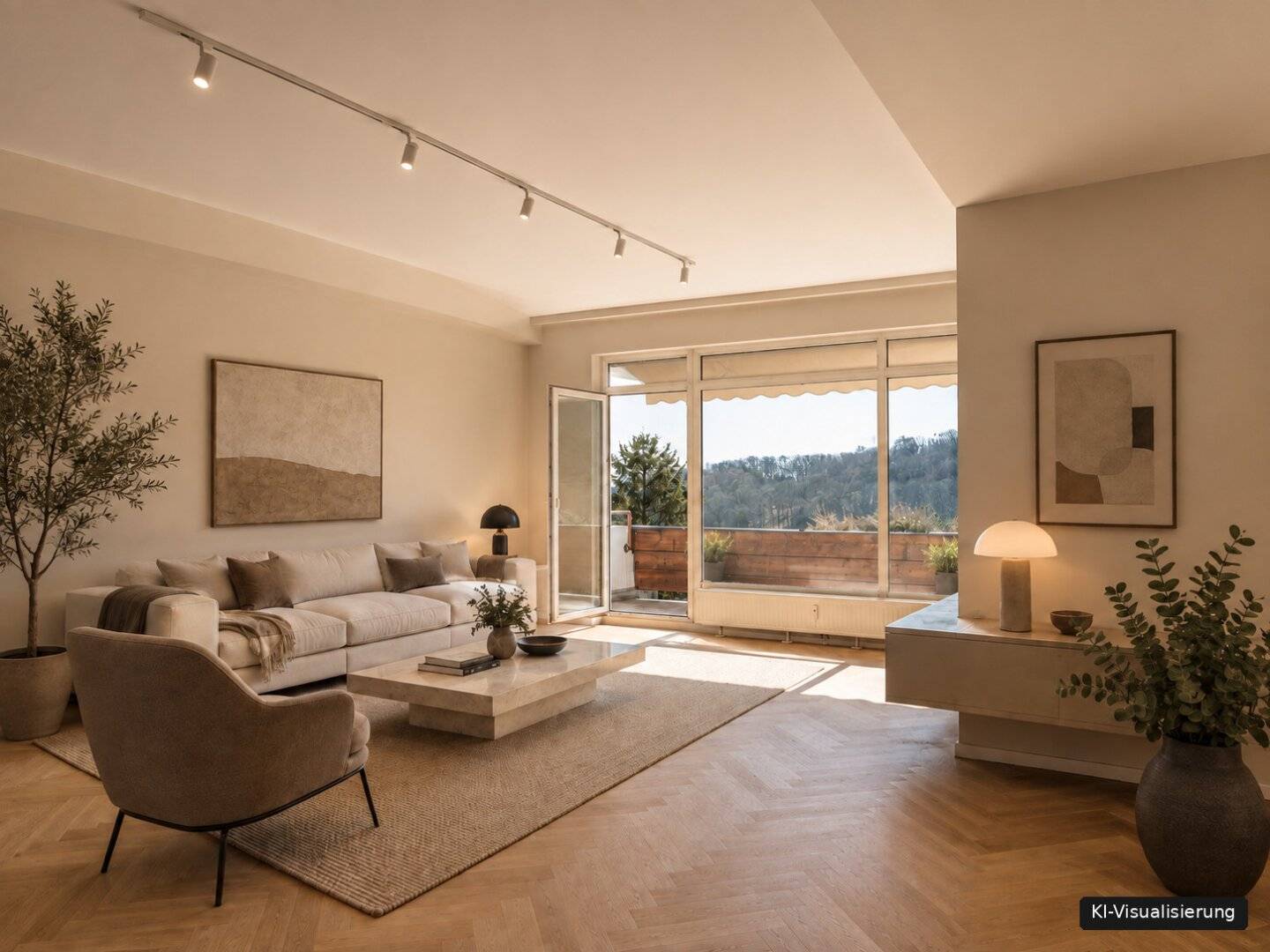 High quality first occupancy with balcony, green and Vienna view in Pötzleinsdorf