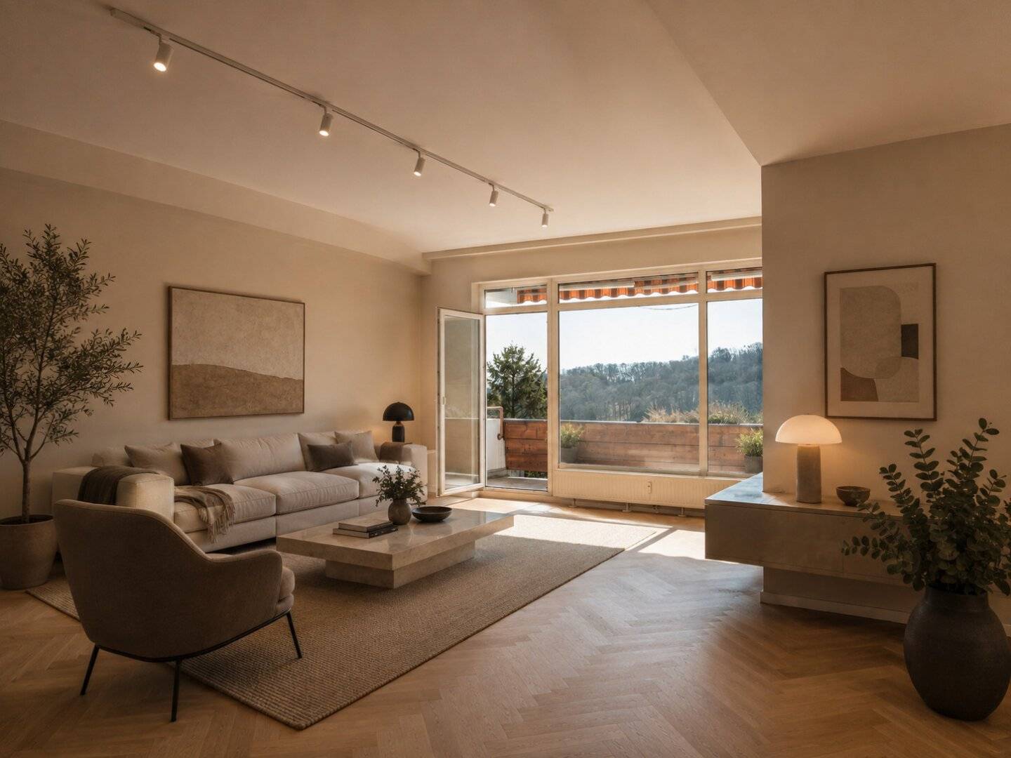 Provisionsfrei | Hochwertiger Erstbezug mit Balkon, Grün- und Wienblick in Pötzleinsdorf