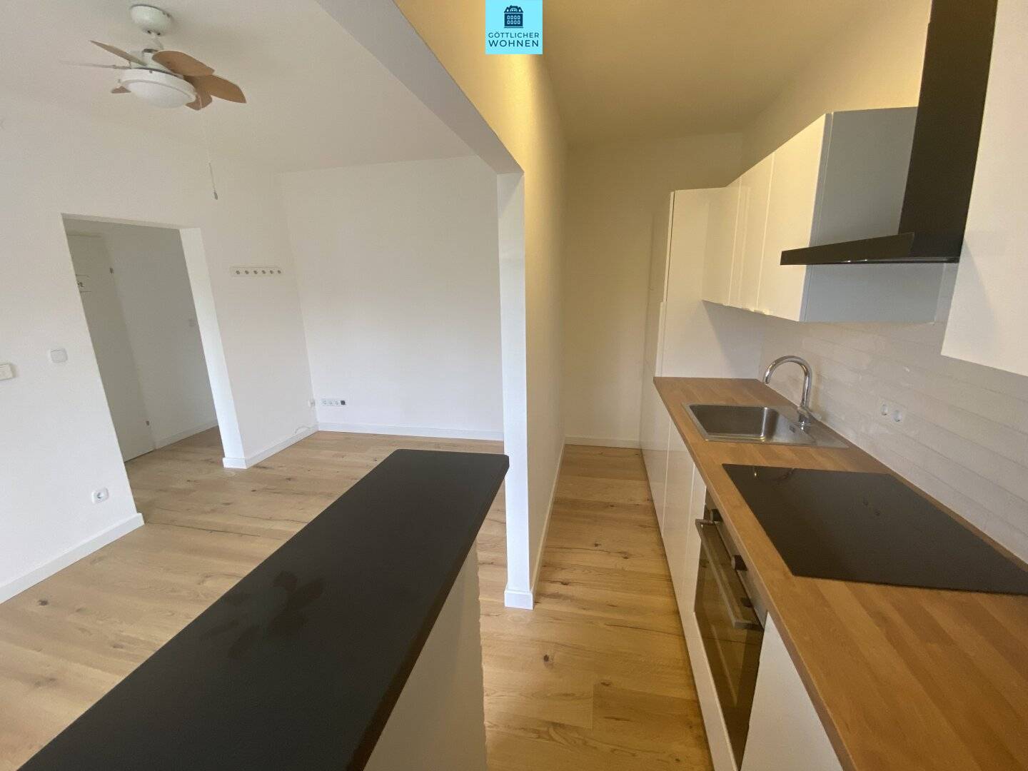 Kleines Wohnungsjuwel am Hafen mit zwei Zimmern