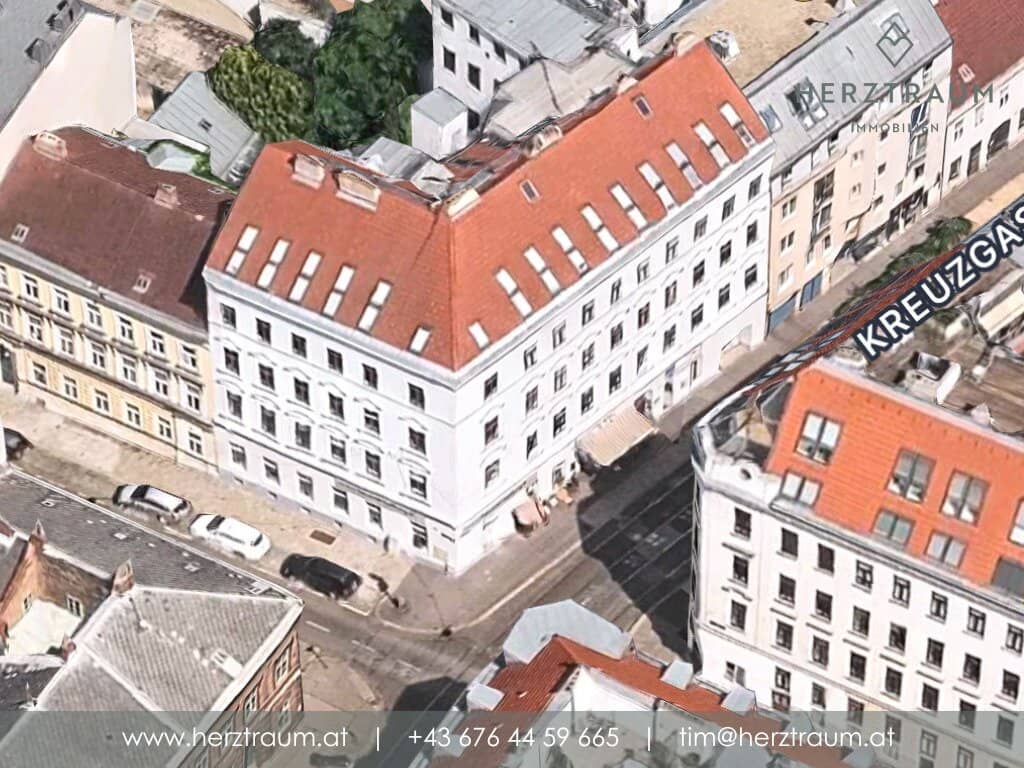 Vorsorgewohnung indefinitely rented 1180 Wien commission-free
