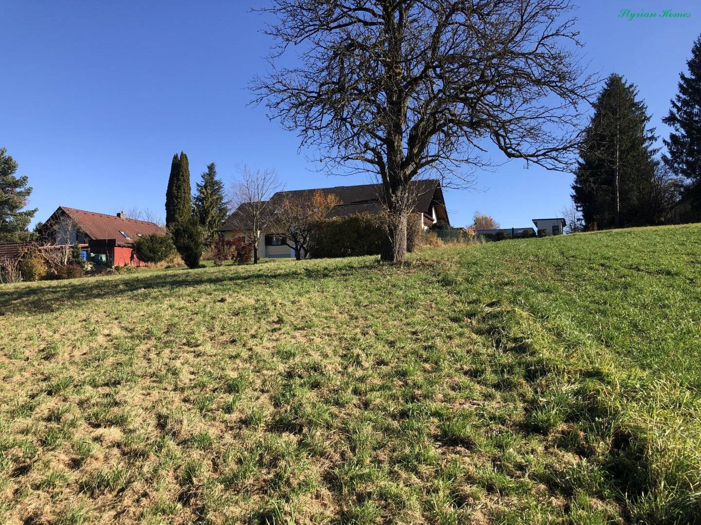 SONNENLAGE in Weinitzen Grundstück 1196 m² mit Schöcklblick aufgeschlossen
