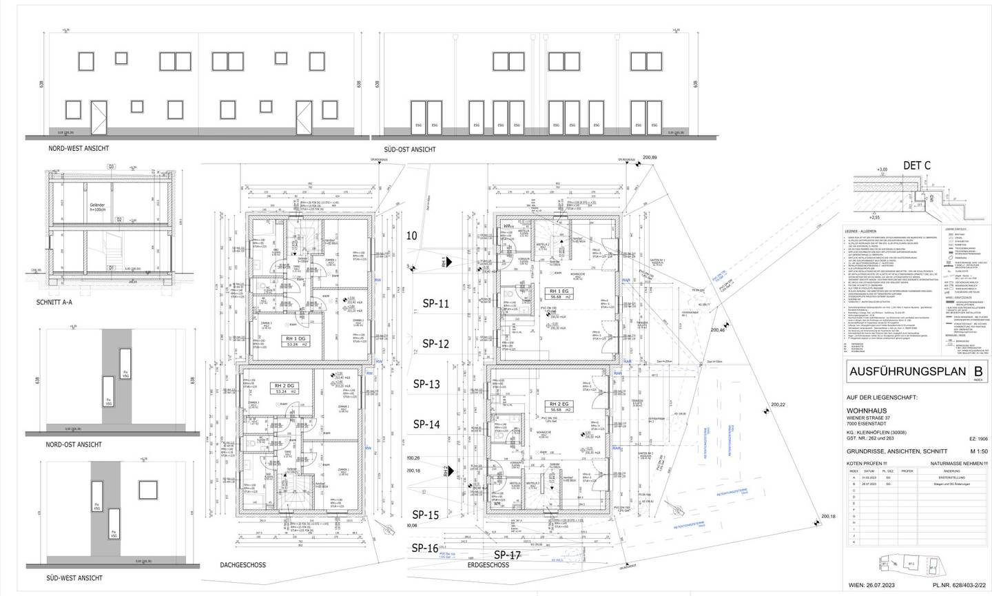 Doppelhaushälfte mit Garten - Schlüsselfertig - Neubau