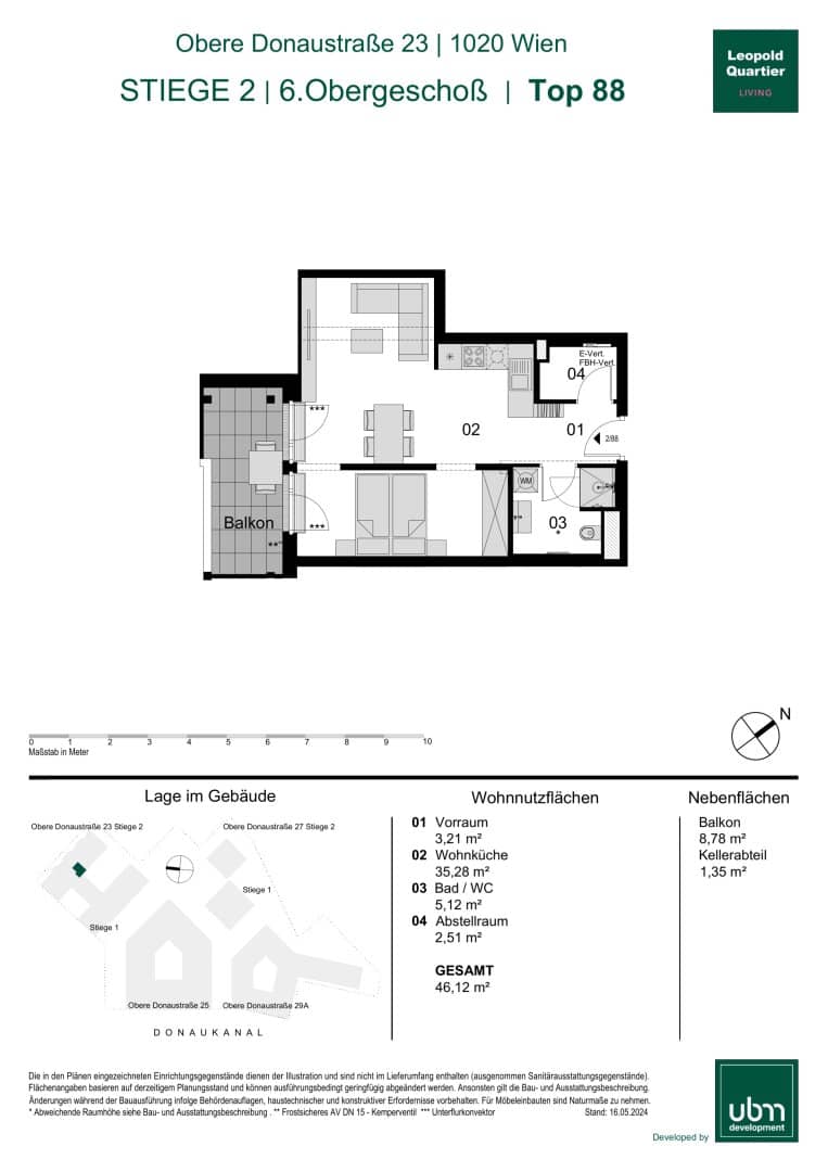 Leopold Quartier Well laid out micro apartment with balcony (First occupancy &amp; commission-free) Top 88? | Note: Top 88 included? I will adjust to clean text. The proper English translation should be: Leopold Quartier Well laid out micro apartment with balcony (First occupancy &amp; commission-free) Top 88