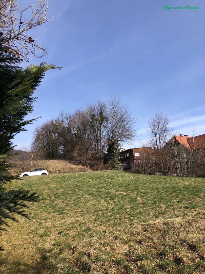 Grundstück  913 m²   mit FERNBLICK, Ganztagssonne, KURORT St. Radegund bei GRAZ