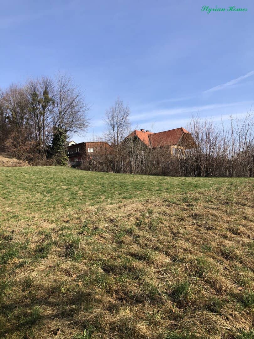 Grundstück  913 m²   mit FERNBLICK, Ganztagssonne, KURORT St. Radegund bei GRAZ
