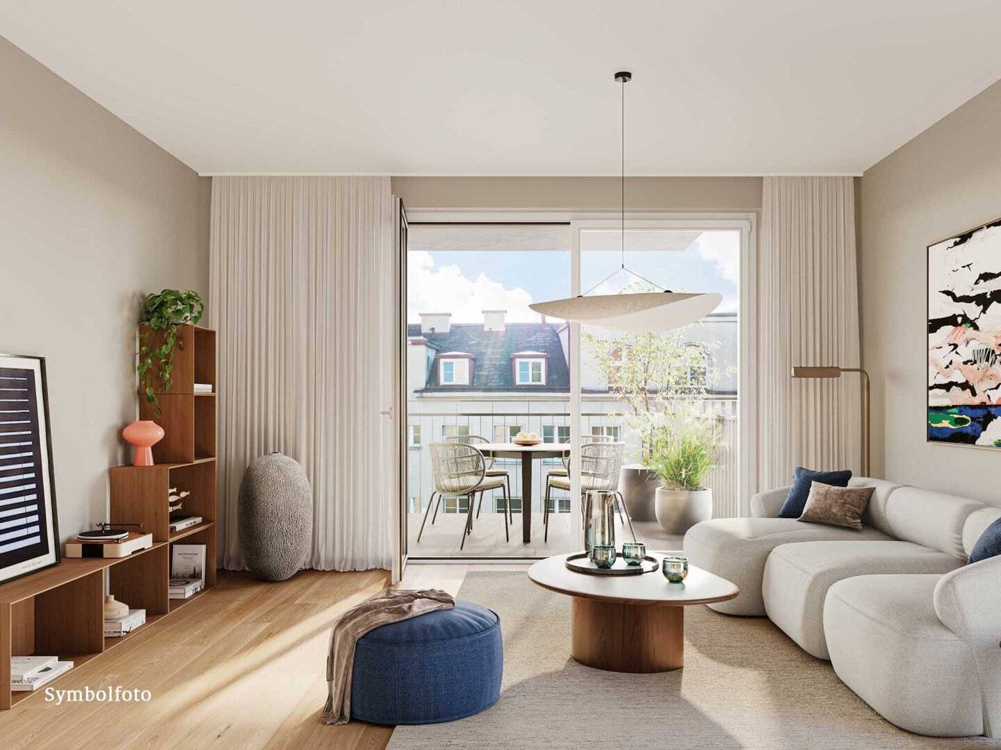 Stylish living in Währing: 2-room first occupancy with balcony and geothermal energy