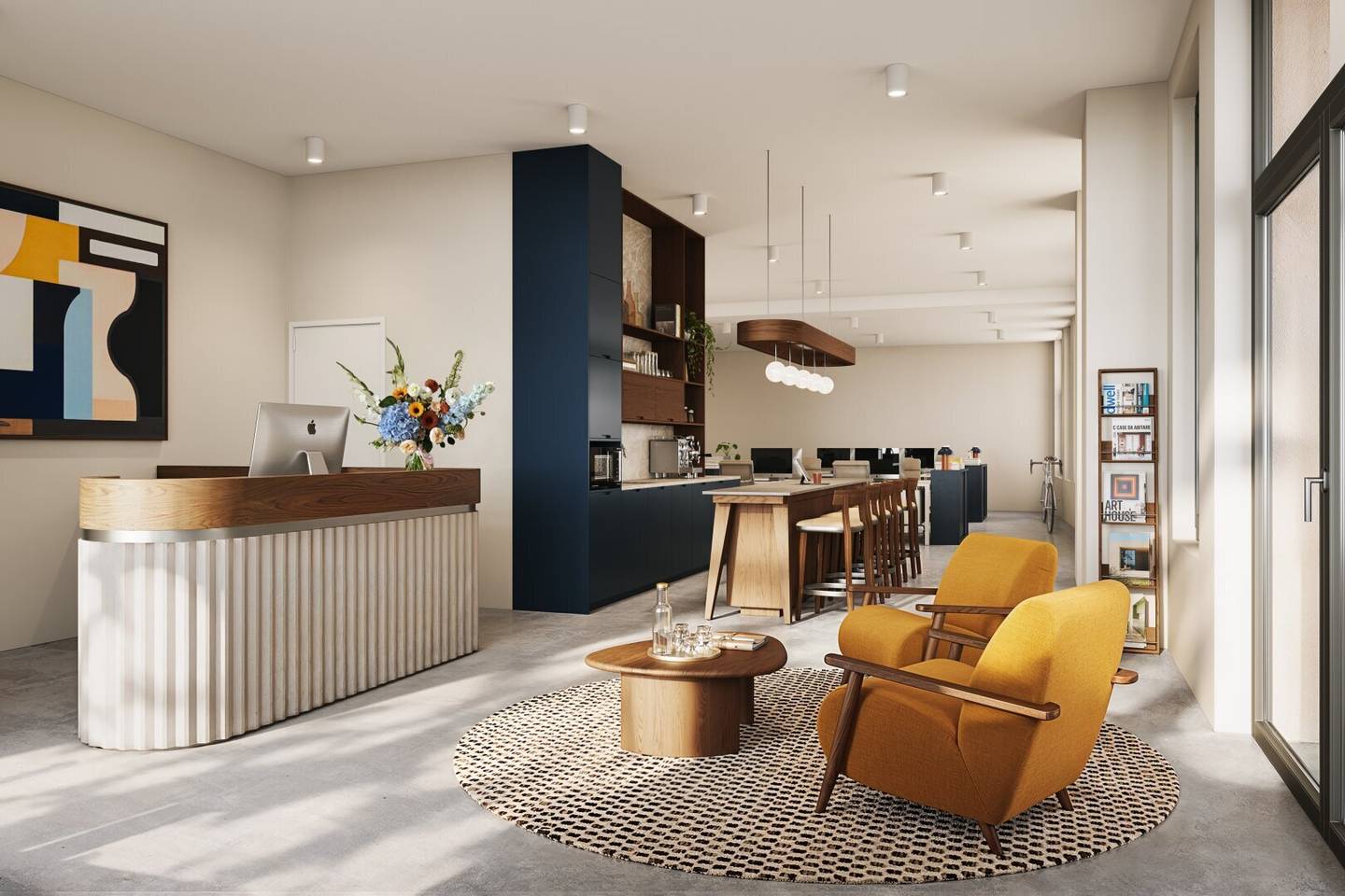 Generous office space with garden and terraces, 470.85 m² space for creative work environments for rent