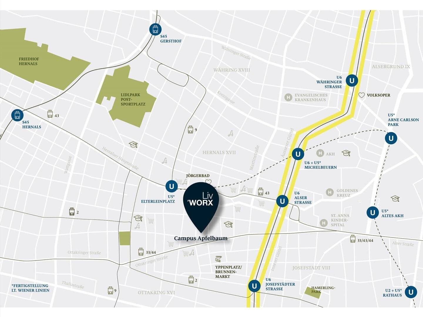 Modern office space for rent at Campus Apfelbaum - 1170 Vienna