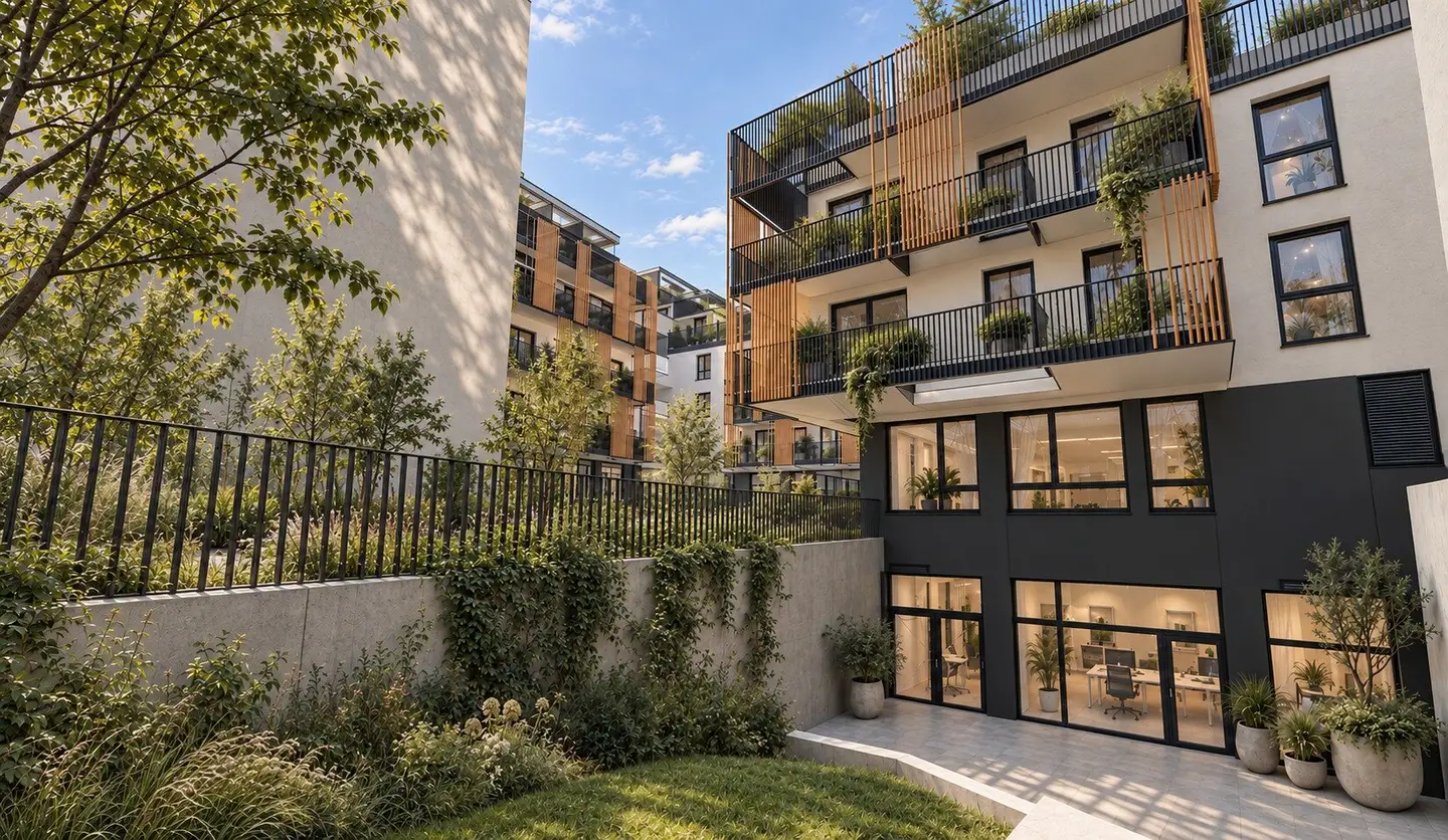 Flexible office with terrace room for ideas on 247 m² for rent