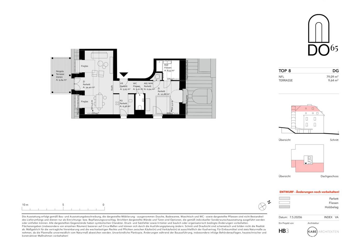 ANLAGE DO65 | 2 room attic with terrace and atelier window | Spectacular views included