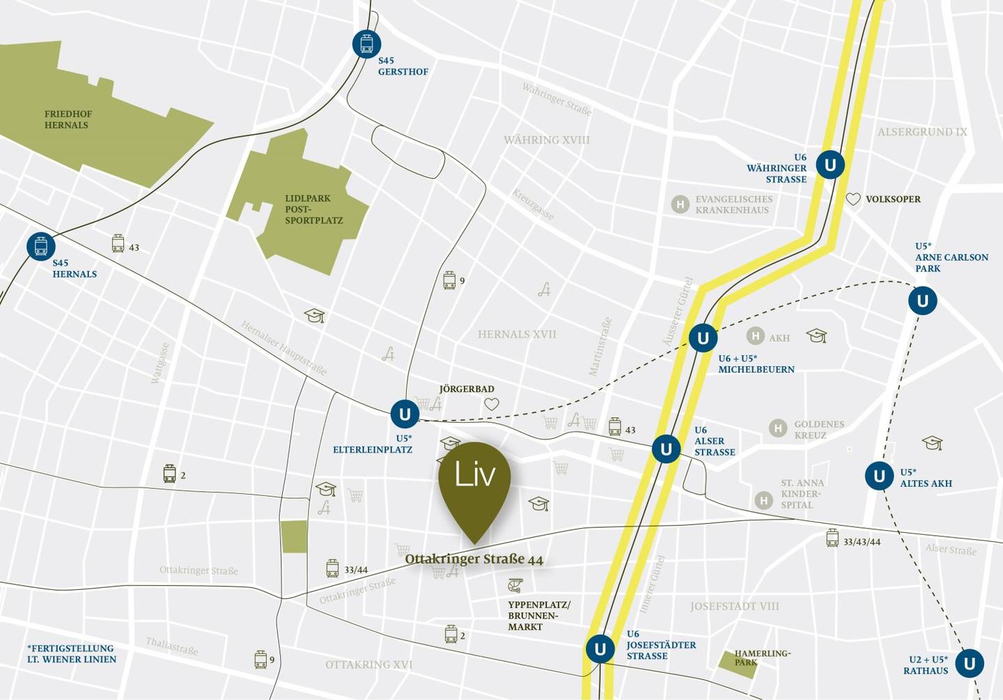 Medical Center / Group Practice with 5 Consultation Rooms