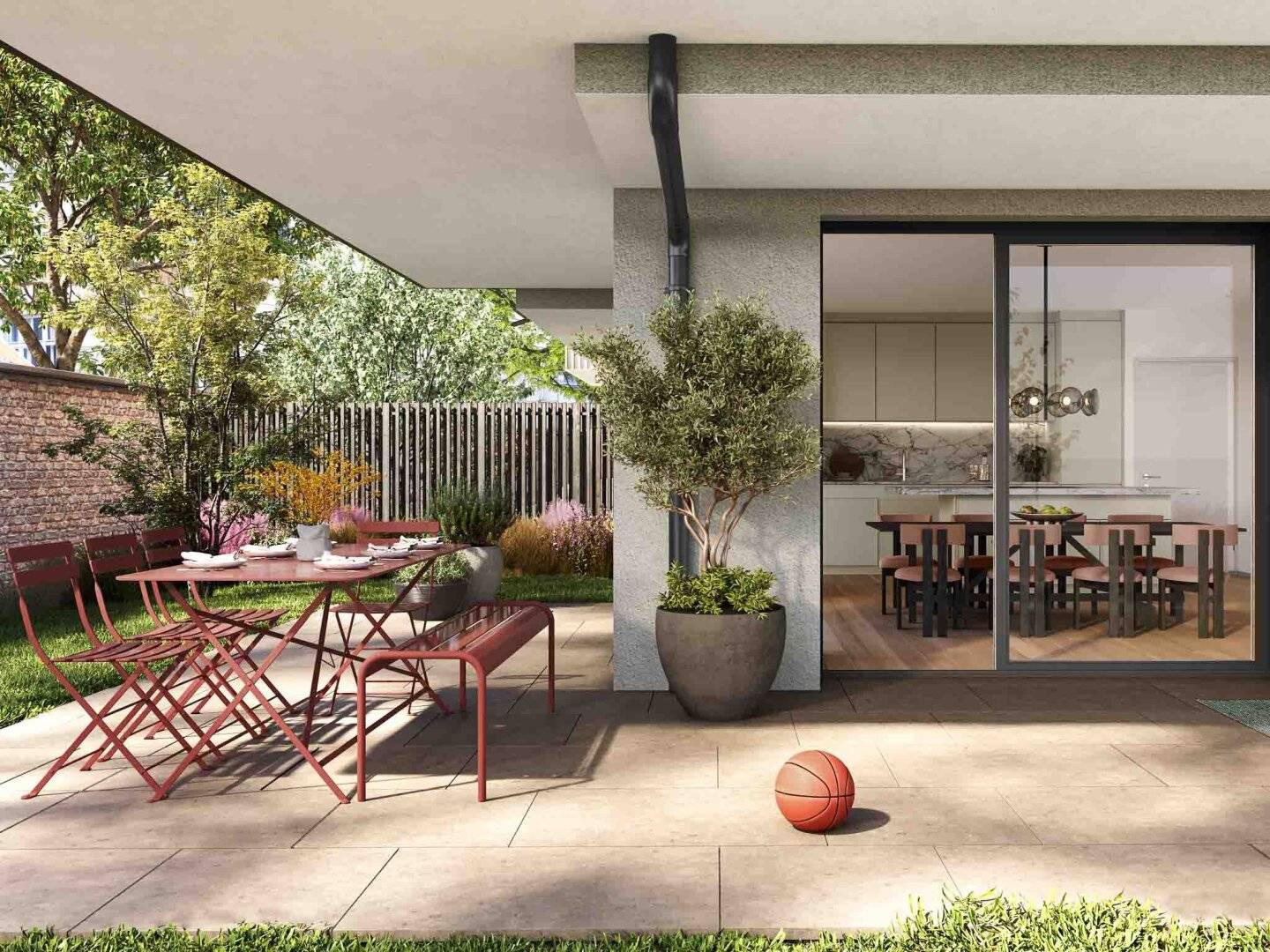 Exclusive 4 room maisonette with sun terrace and 152 m² private garden