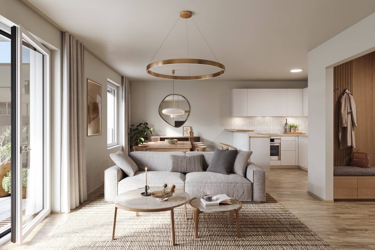 „Village im Dritten – PARK HOMES“ Provisionsfreie 3-Zimmer Eigentumswohnung (Erstbezug!) Top 47