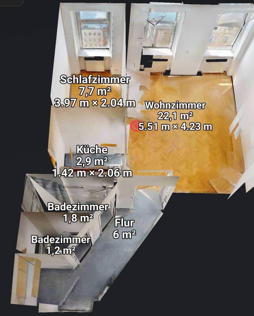 Charmante Altbauwohnung im Herzen des Karmeliterviertel | Lift