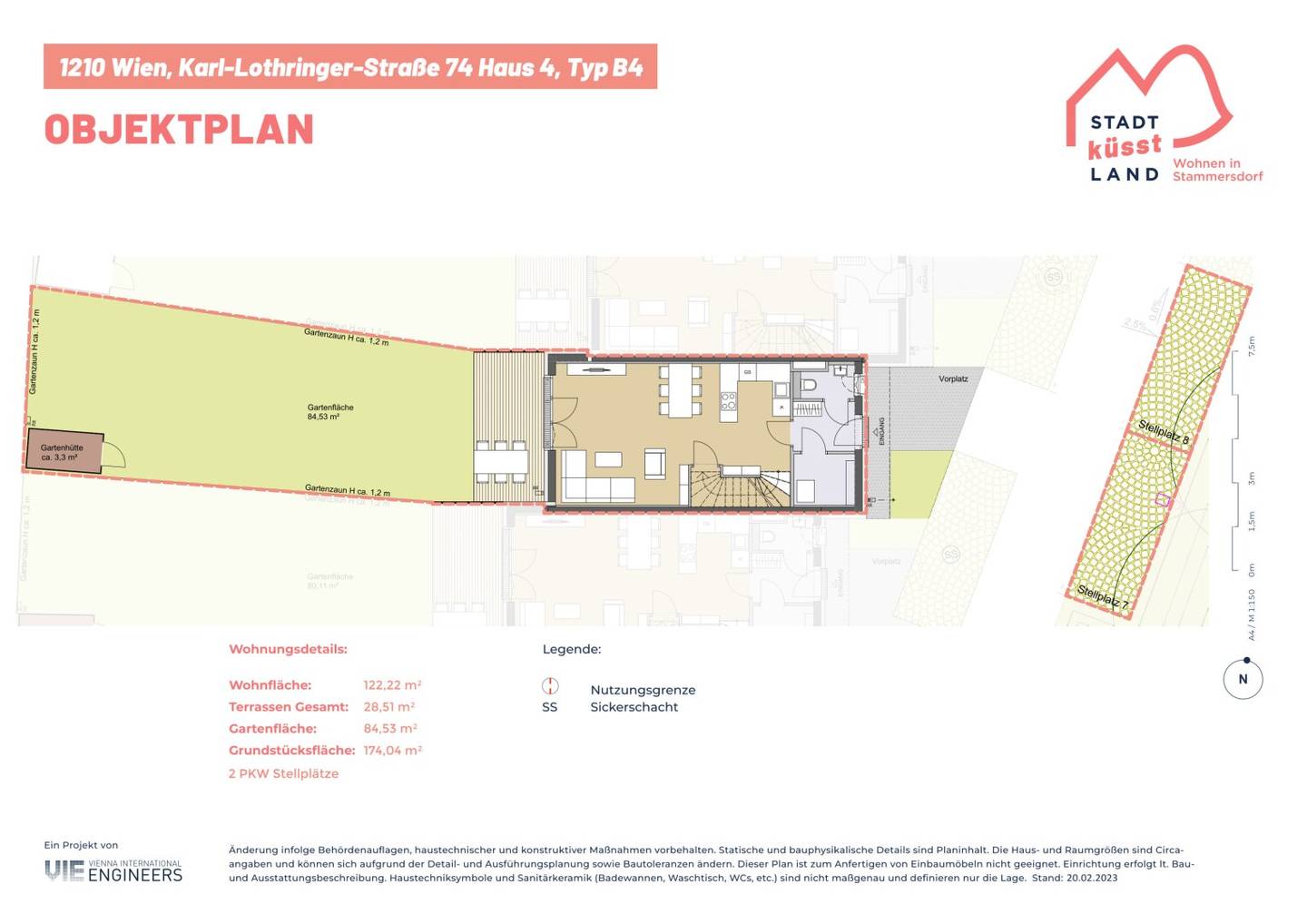 5-Zimmer Reihenhaus XL-Terrasse |Garten | 2xParken | Wärmepumpe