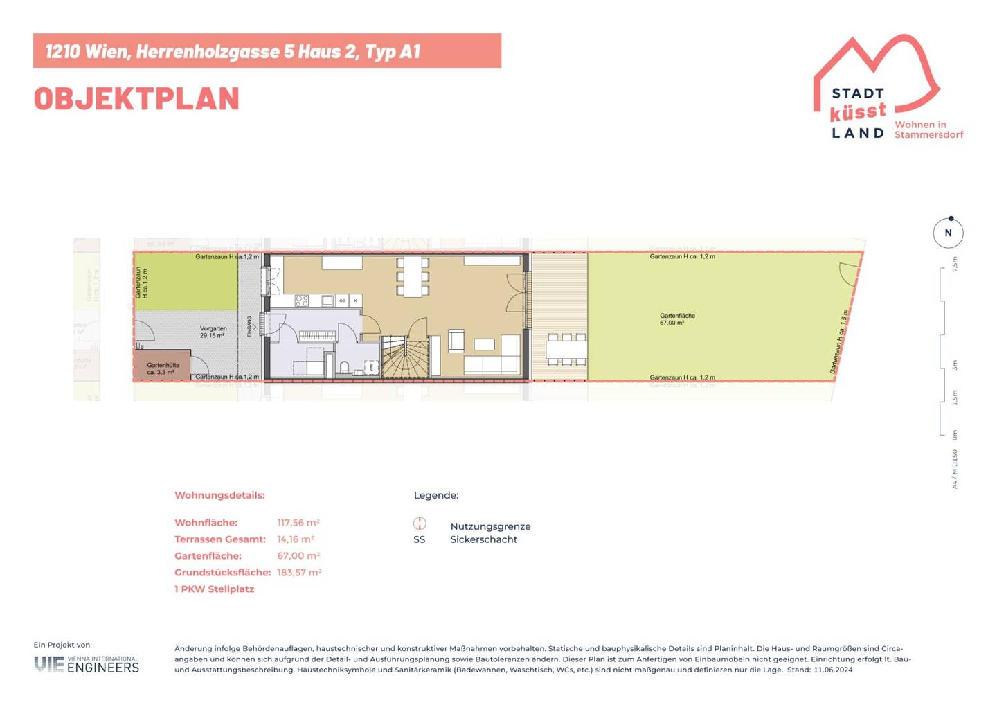 Erstbezug Reihenhaus 2xGarten | Parken | Wärmepumpe