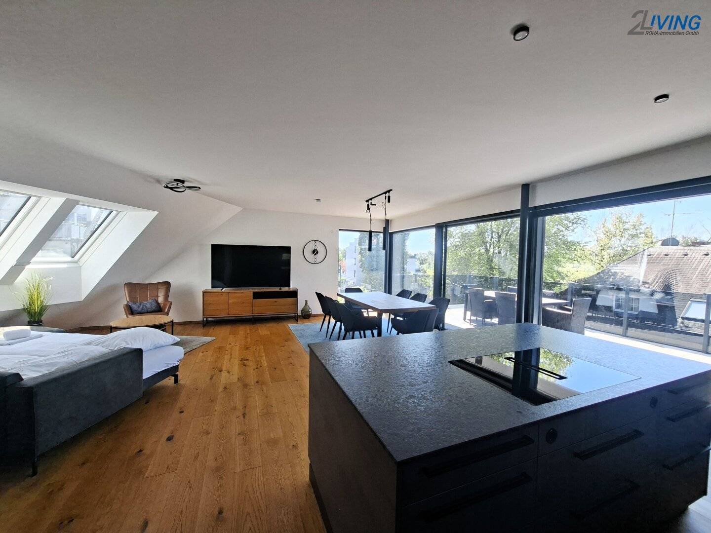 Exklusives Penthouse mit Blick auf das Kaiserwasser –  Juwel in Bestlage von Wien