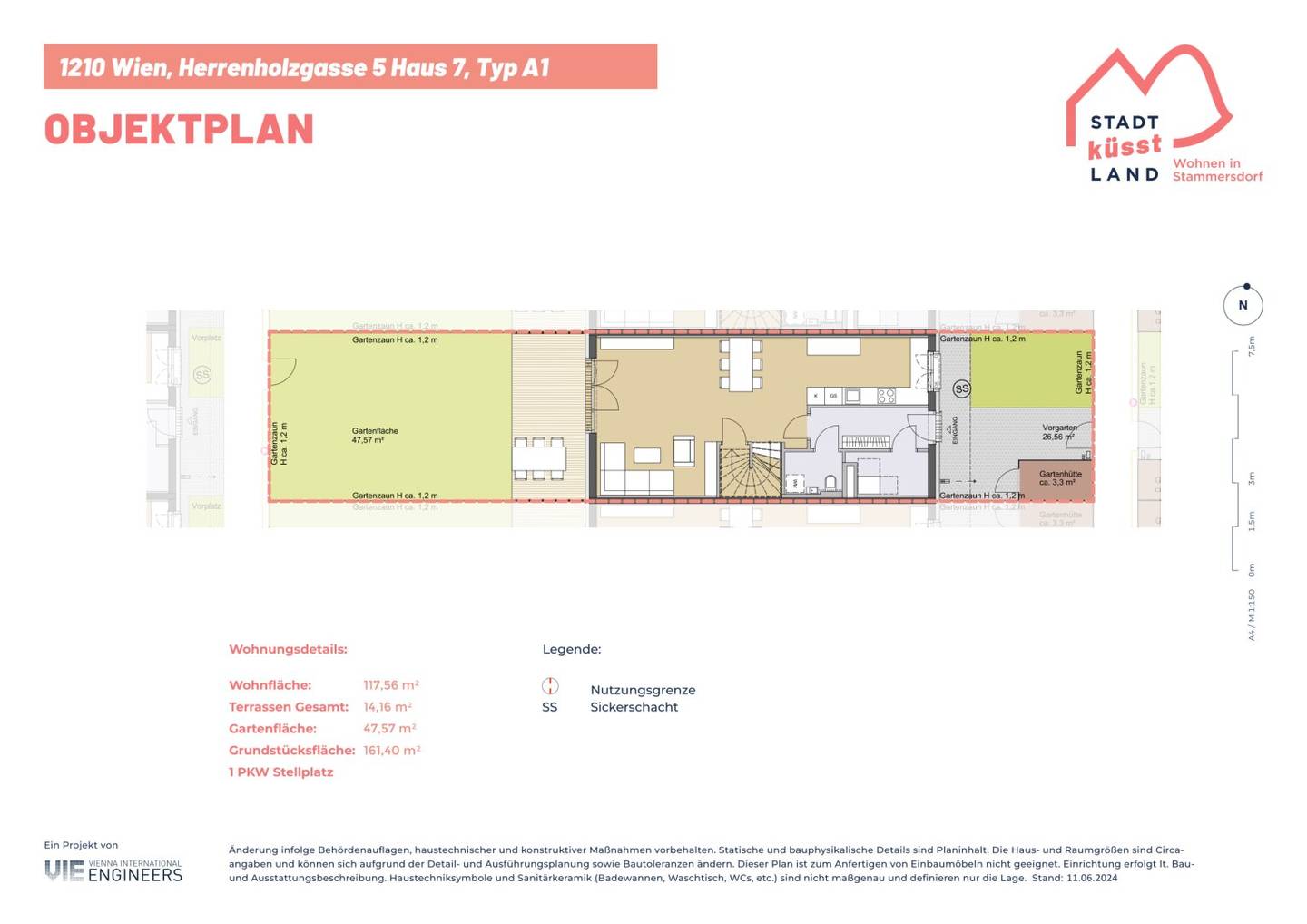 Erstbezug Reihenhaus 2xGarten | Parken | Wärmepumpe