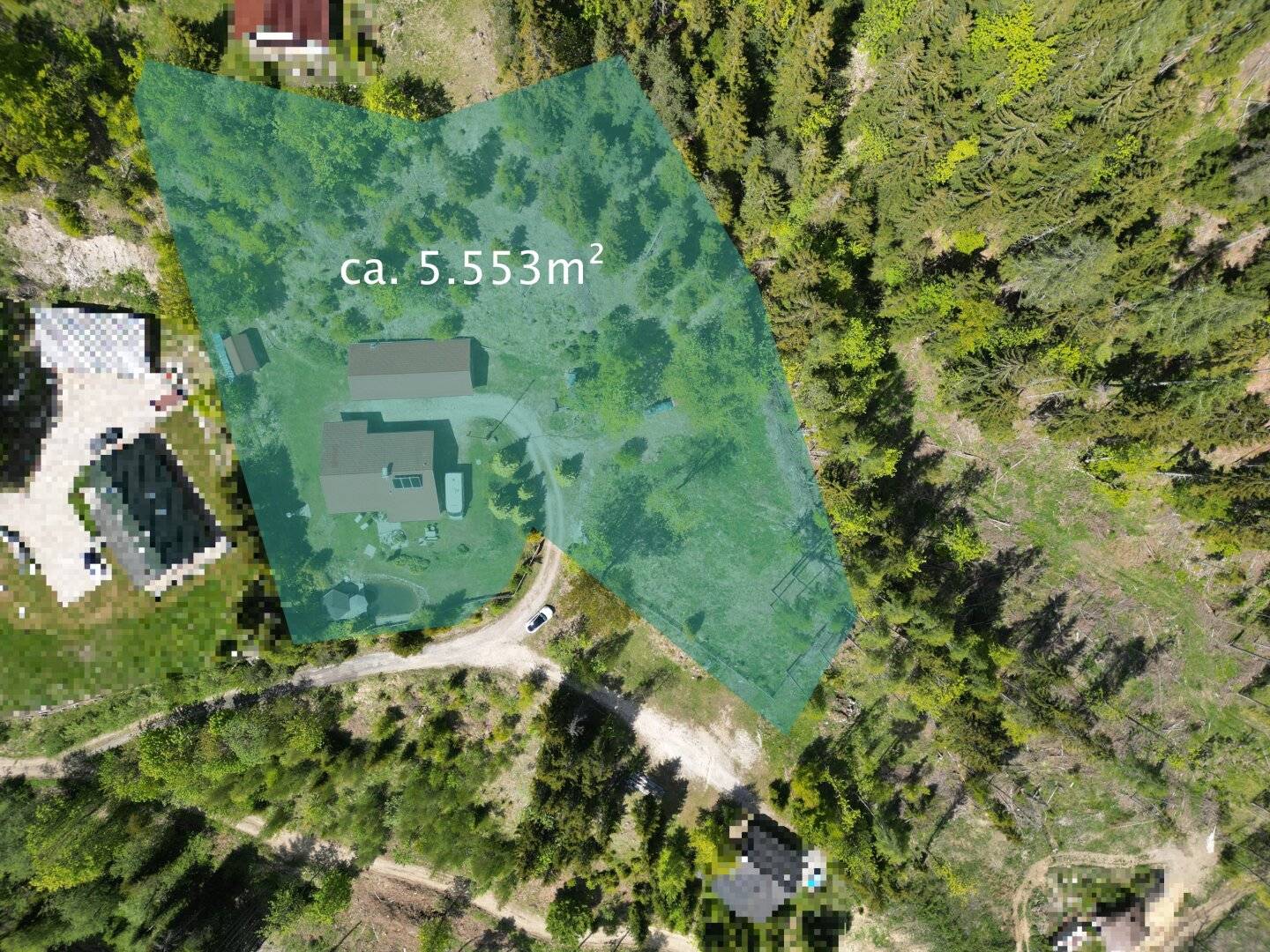 Besondere Liegenschaft in Koprein-Petzen - ca. 5.553m² Grund, Freizeitwohnsitz-Widmung und absolute Ruhelage