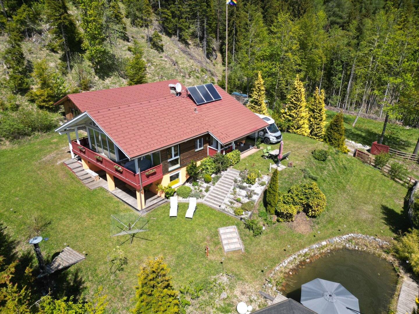 Besondere Liegenschaft in Koprein-Petzen - ca. 5.553m² Grund, Freizeitwohnsitz-Widmung und absolute Ruhelage