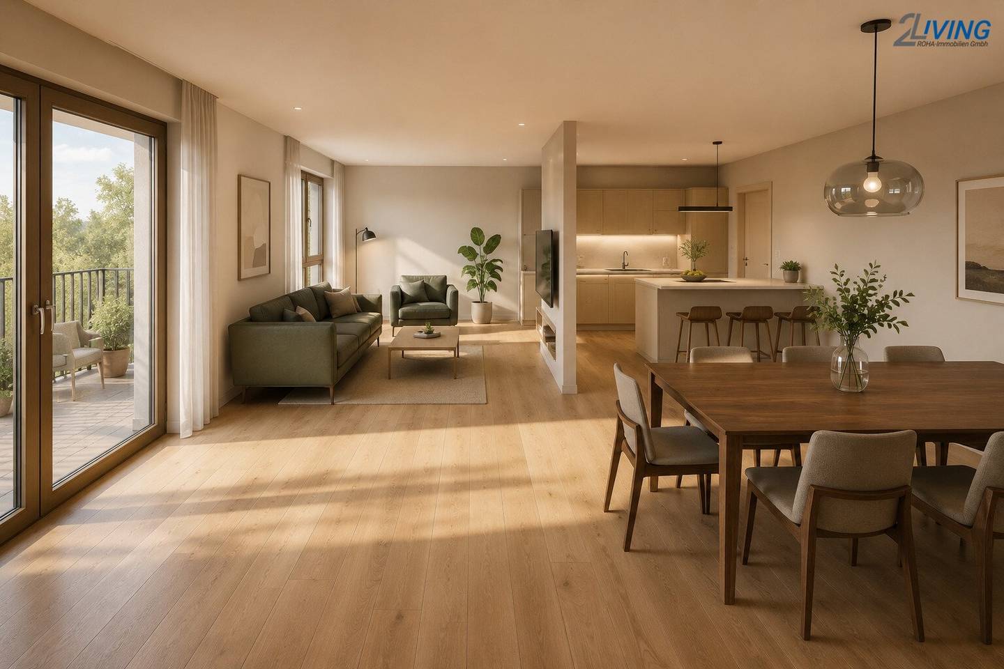 LEGUAN | Wohnen am Grün - 4 Zimmer mit Plan