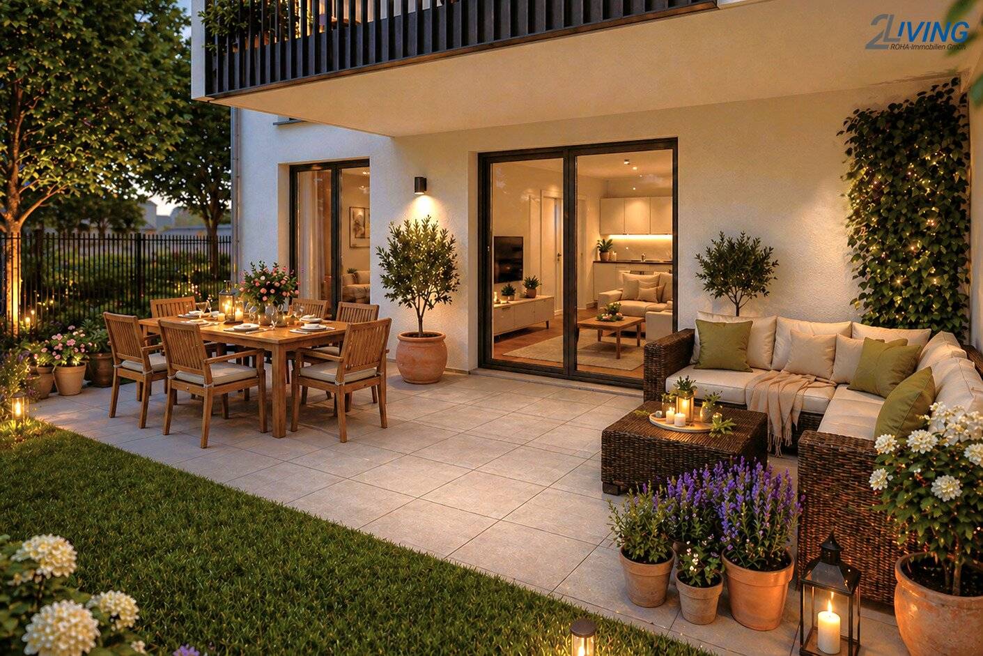 LEGUAN | Wohnen am Grün – Gartenwohnung mit Terrasse