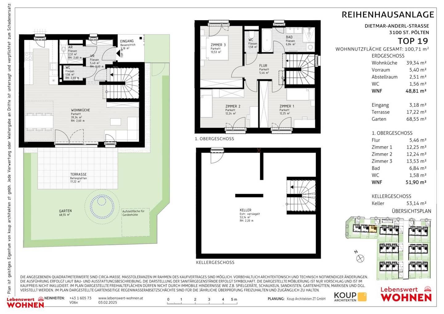 Jetzt bezugsfertig: Ihr neues Reihenhaus in St. Pölten