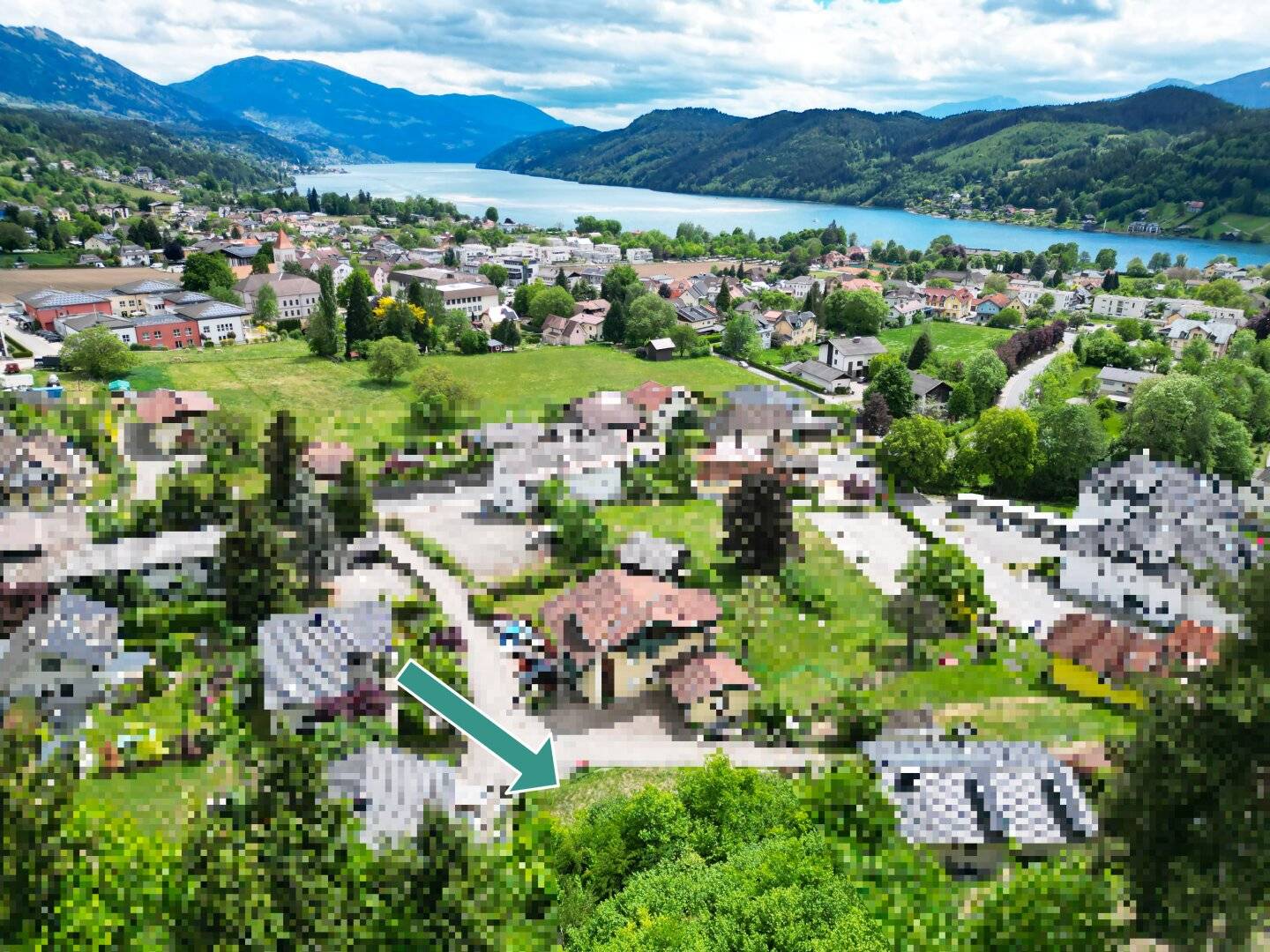Zentrumsnahes Grundstück am Millstätter See in schöner Hanglage