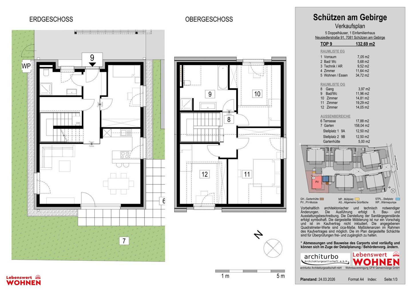 „Sonnenblick Schützen“ | Zuhause ankommen – Zwischen Berg und See | Unbefristet mit Kaufoption