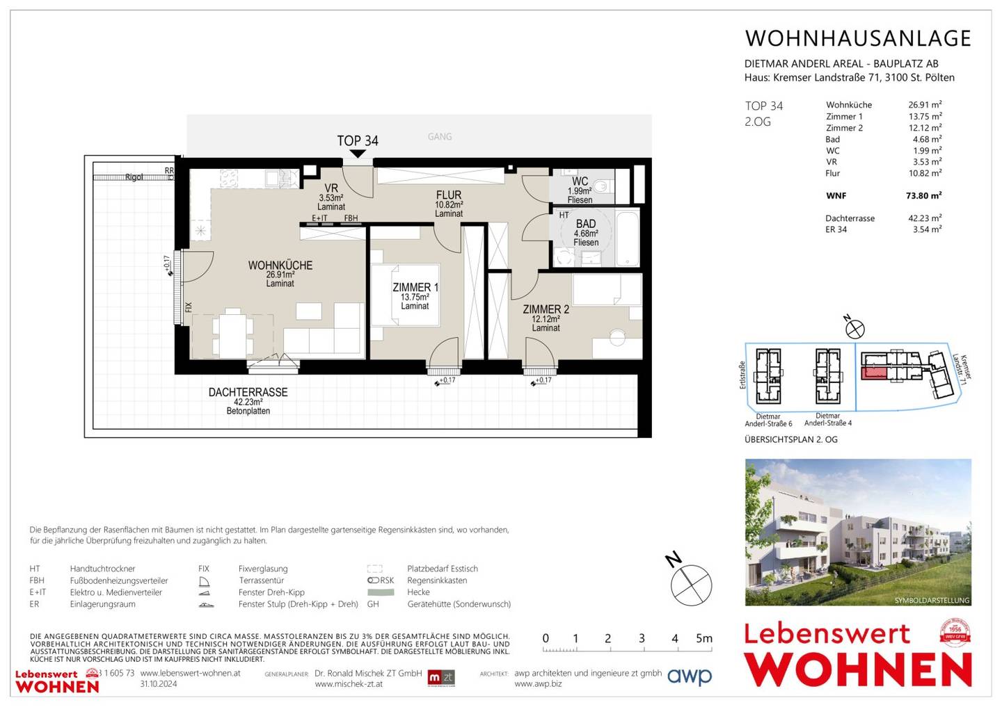 MODERNE Mietwohnungen + Lift mit perfekter Anbindung