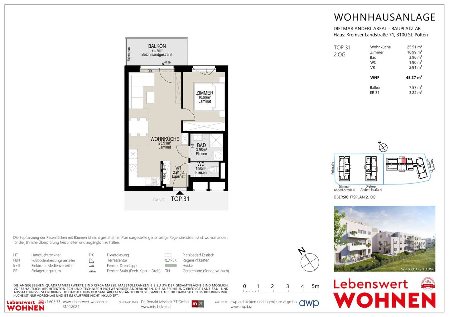 MODERNE Mietwohnungen + Lift mit perfekter Anbindung