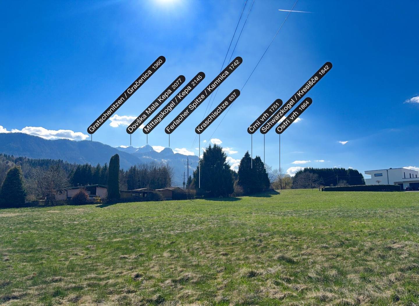 Sonniges Baugrundstück in idyllischer Lage mit Fernblick