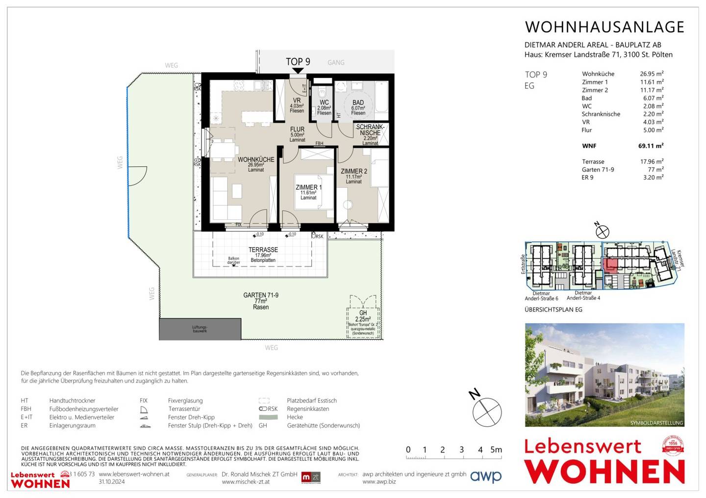MODERNE Mietwohnungen + Lift mit perfekter Anbindung
