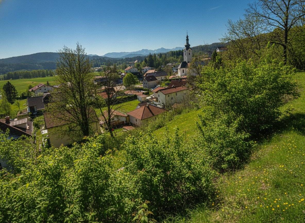 Tultschnig / Klagenfurt - großzügiges Baugrundstück in Grünruhelage mit Panoramablick!