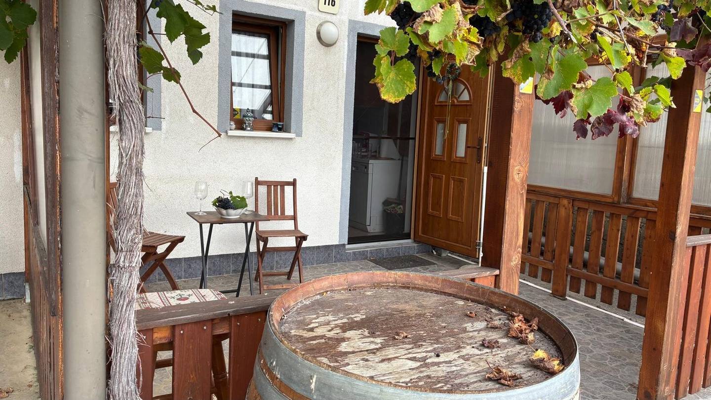 Traumhafte Presshaus-Oase in Jetzelsdorf - vollsaniert, Wohnküche, Schlafzimmer, Bad, WC