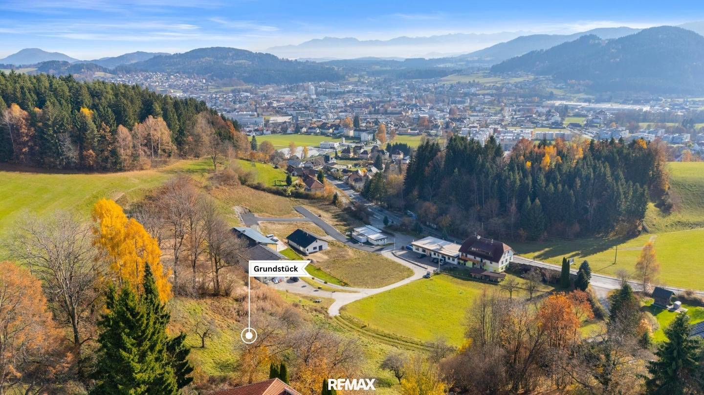 Weitläufiges Grundstück in Zentrumsnähe von Feldkirchen