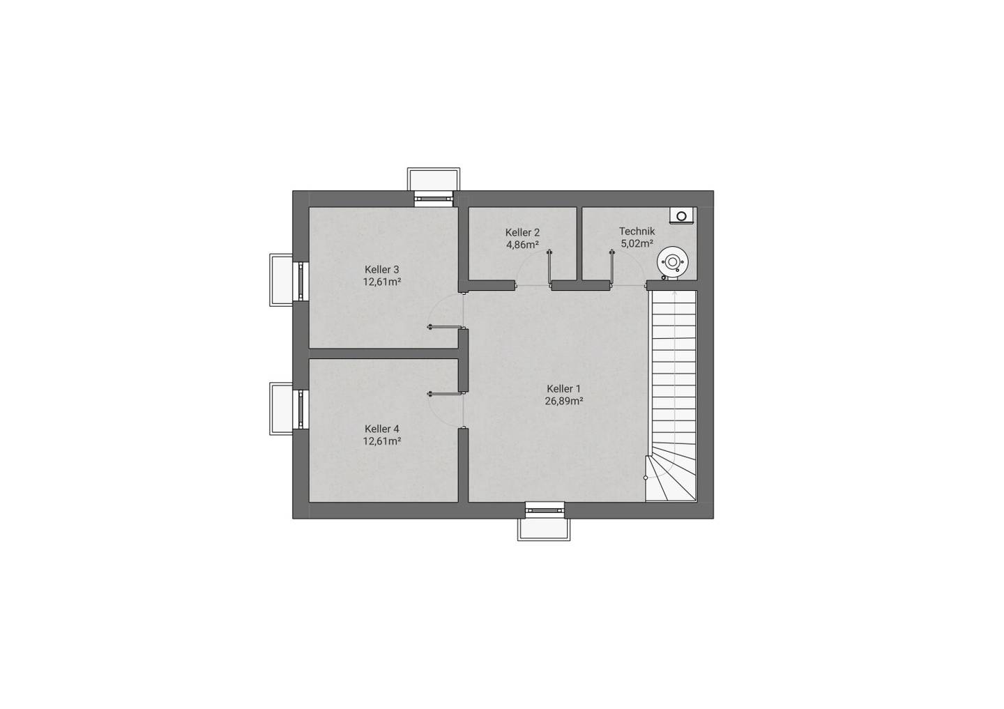 Kaiserallee Grafenstein - Einfamilienhaus IV schlüsselfertig &amp; unterkellert (freistehend)