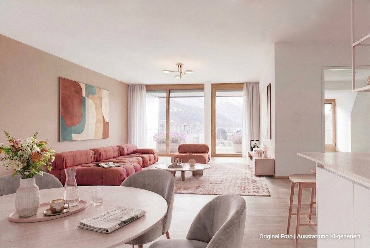 Exklusive neuwertige 4-Zi.-Mansard-Wohnung mit Terrasse und Kaminanschluss | TOP B25 | Zams