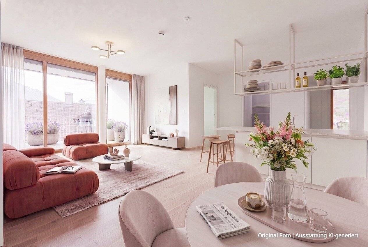 Exklusive neuwertige 4-Zi.-Mansard-Wohnung mit Terrasse und Kaminanschluss | TOP B25 | Zams