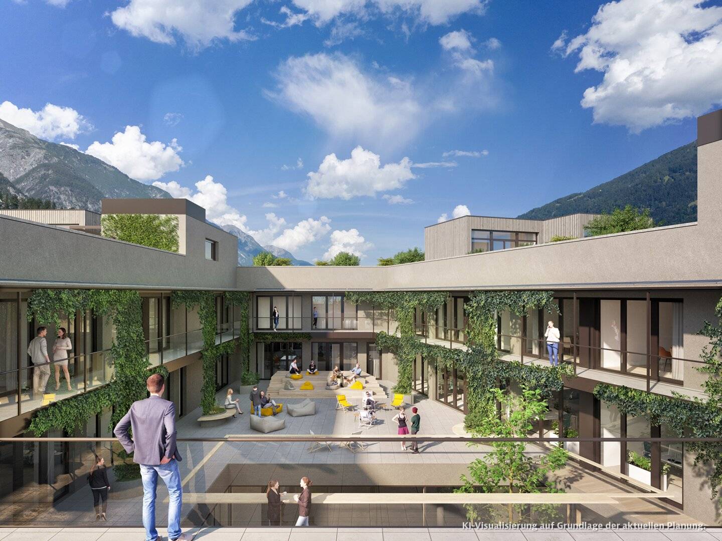 Flexible Mietflächen für Gewerbe, Gesundheit und Tourismus | atrium3, Landeck-Bruggen