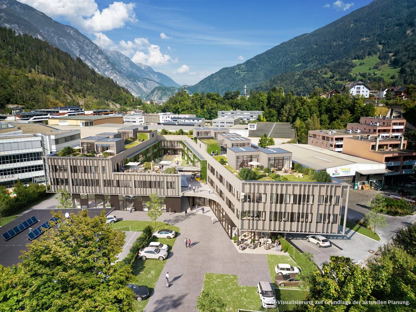 Flexible Mietflächen für Gewerbe, Gesundheit und Tourismus | atrium3, Landeck-Bruggen