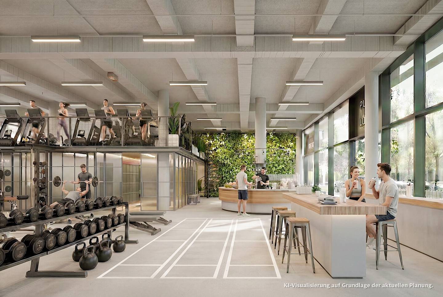 Fitnessfläche mit Galerie und Gestaltungsspielraum | atrium3, Miete, Landeck Bruggen