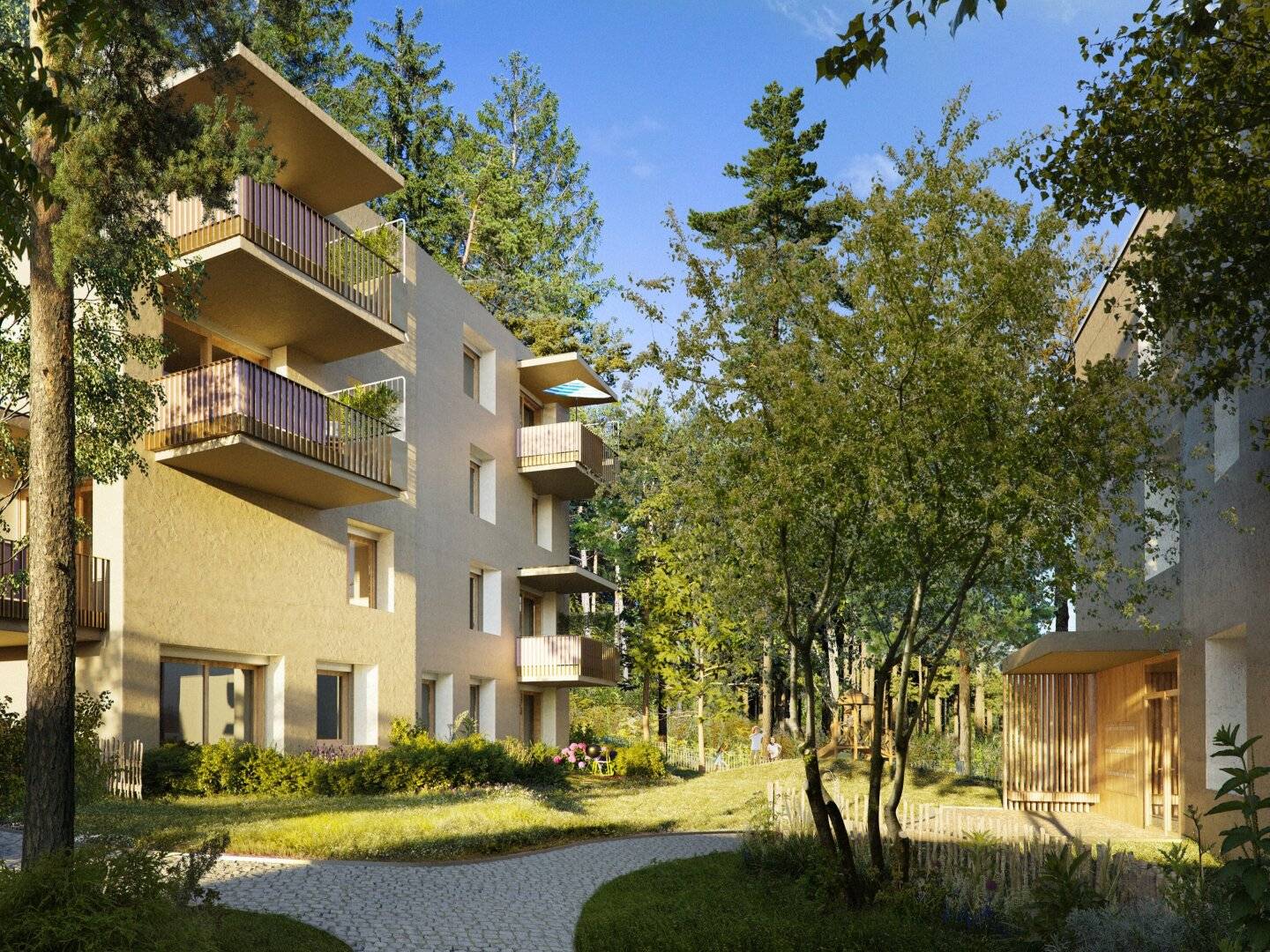 Provisionsfrei: Gartenwohnung mit Terrasse | ca. 36 m² | Quartier Anna