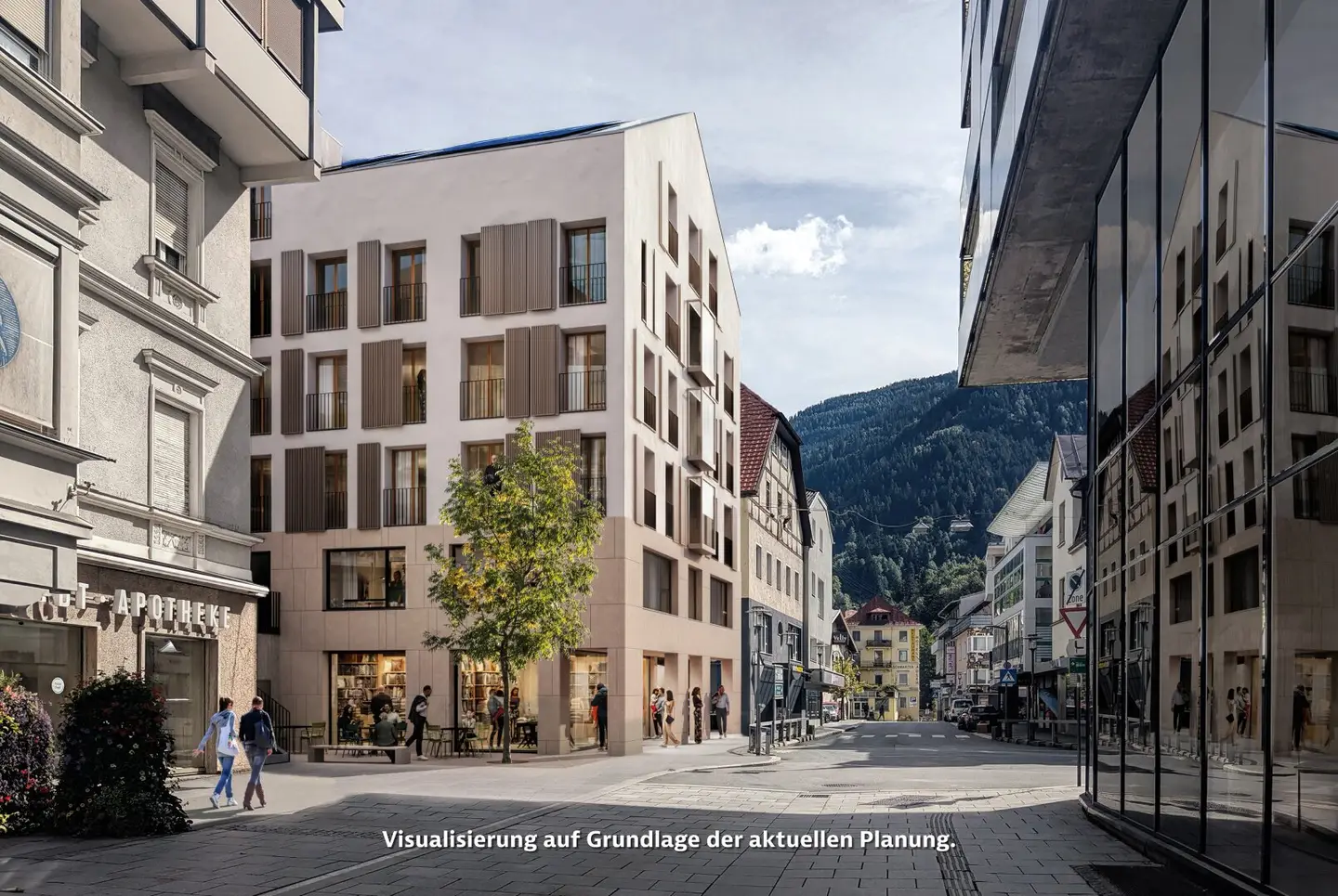 Citywohnung mit Balkon | TOP 06, 1,5 Zimmer Wohnung im Jöchlerhaus im Zentrum von Landeck