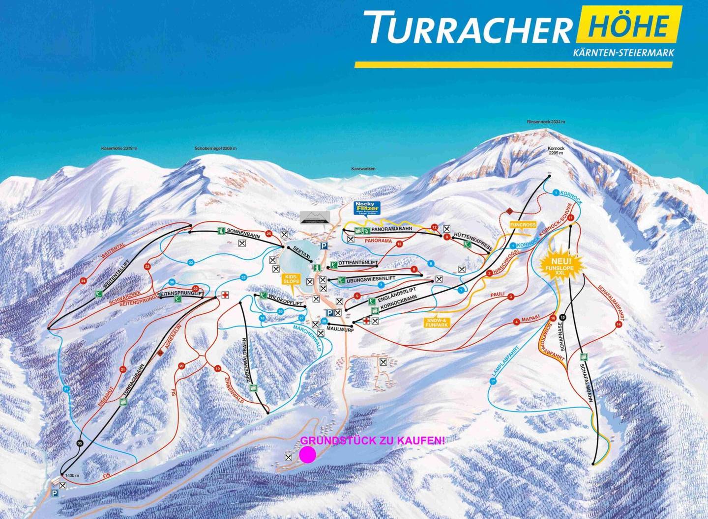 Alpines Baugrundstück mit gesichertem Zweitwohnsitz auf der Turracher Höhe