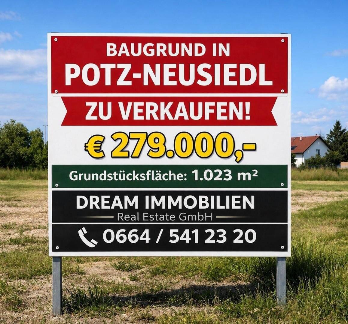 aufgeschlossenes Baugrundstück in Potzneusiedl zu verkaufen